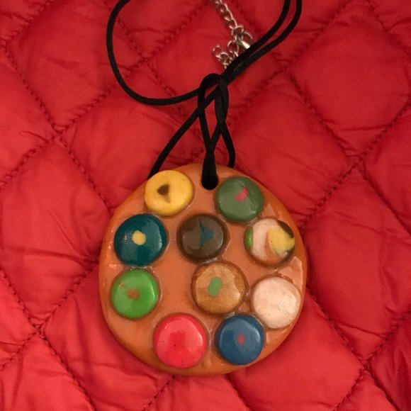 Exclusive Cookie Rare Unique Vintage Boho One of a Kind Handmade Necklace - Picture 1 of 16